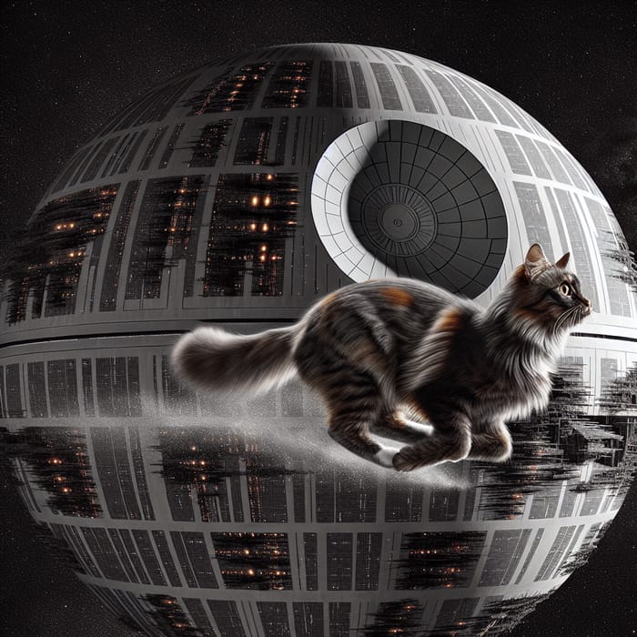 Feline Sprinting on Death Star | Star Wars Universe