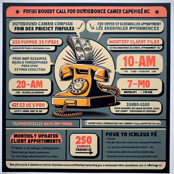 Outbound Call Campaign for Energy Appointments: Schedule with Precision