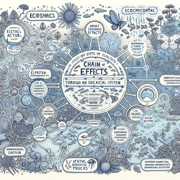 Chain of Effects in Ecosystems and Social Systems: Interconnections and Impacts