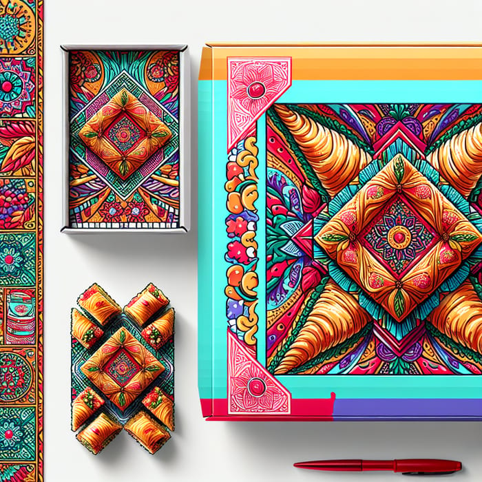 Exquisite Indonesian-inspired Baklava Packaging Design