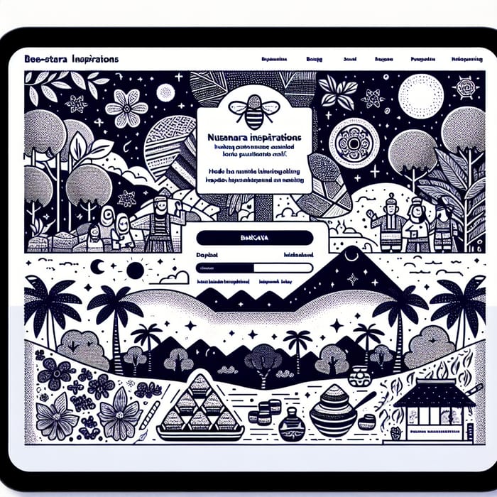 Nusantara Dot Drawing Baklava: Cultural Harmony & Creative Design