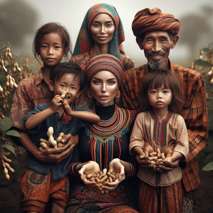 Traditional Family Harvesting Peanuts in Tuban, East Java | Multicultural Scene Traditional Family Harvesting Peanuts in Tuban, East Java | Multicultural Scene