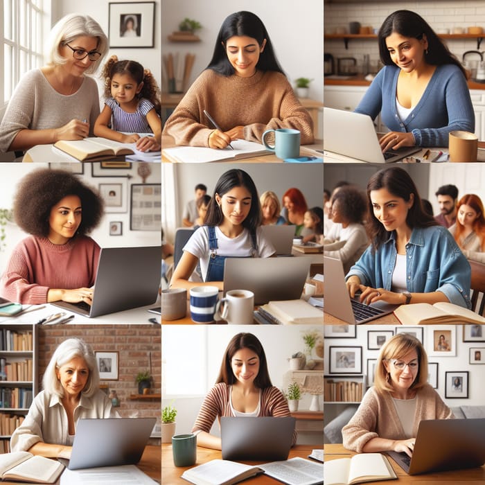 Diverse Mothers Collaborating Online for Children's University Education Diverse Mothers Collaborating Online for Children's University Education