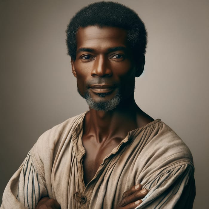 Kunta Kinte - Enigmatic Man in Authentic West African Garb