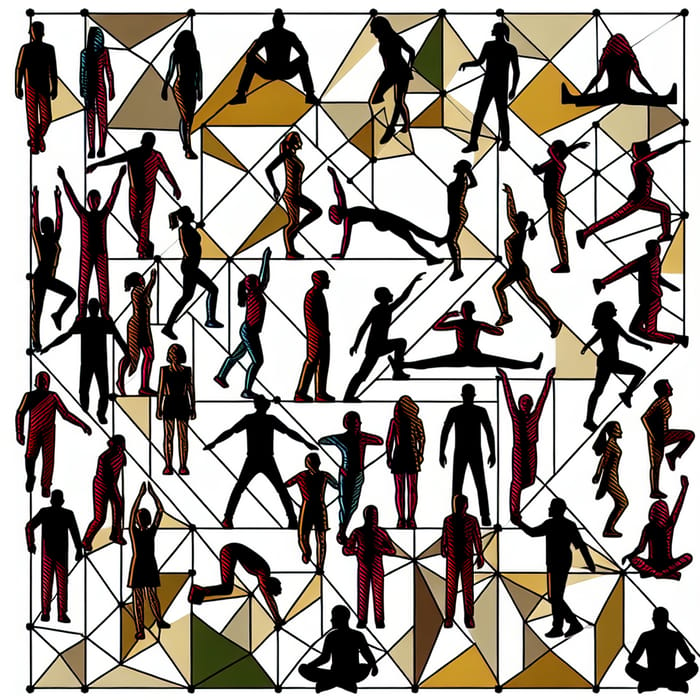 People Geometric Artwork