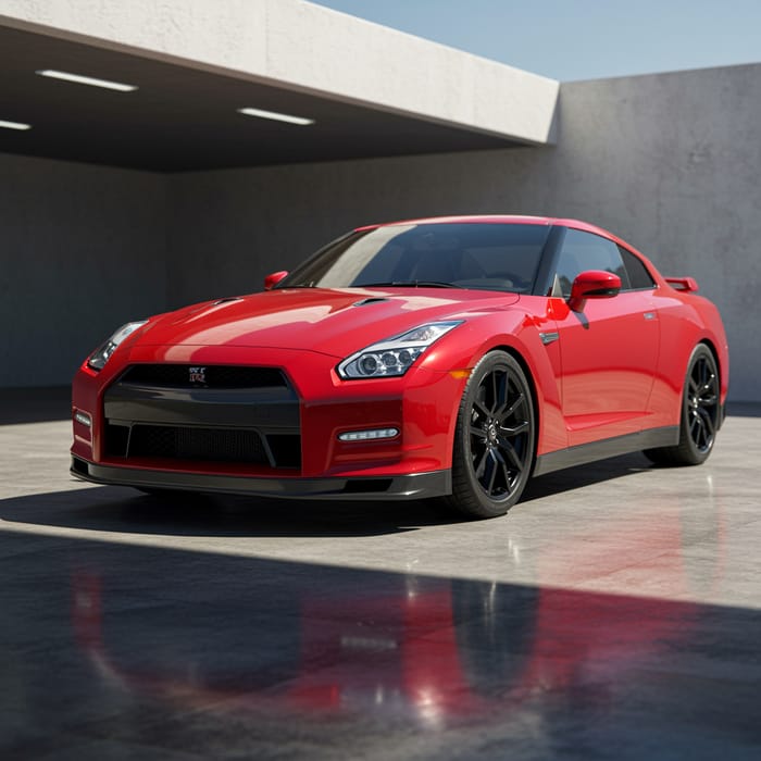 Stylish Red Nissan GTR | Ultimate Performance