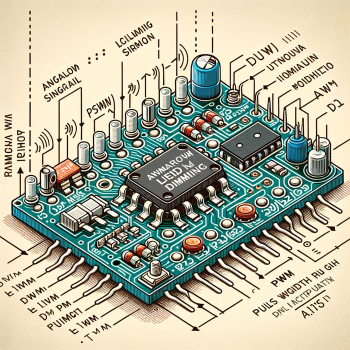 LED Dimming Circuit Design: Input Analog Signal to PWM Output