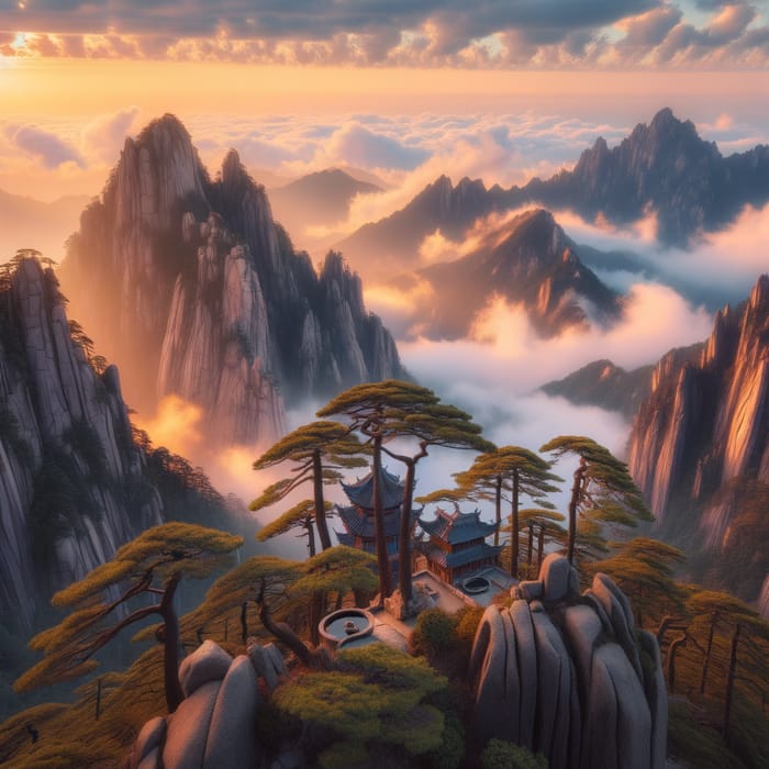 Breathtaking Huangshan (Yellow Mountain) Sunrise View