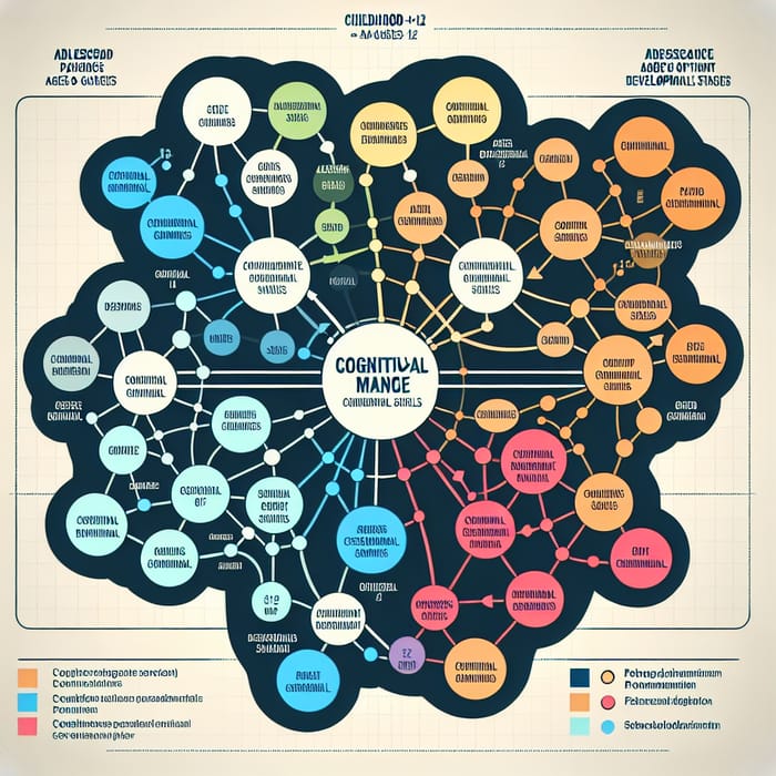 Cognitive Development in Children and Adolescents: Detailed Conceptual Map