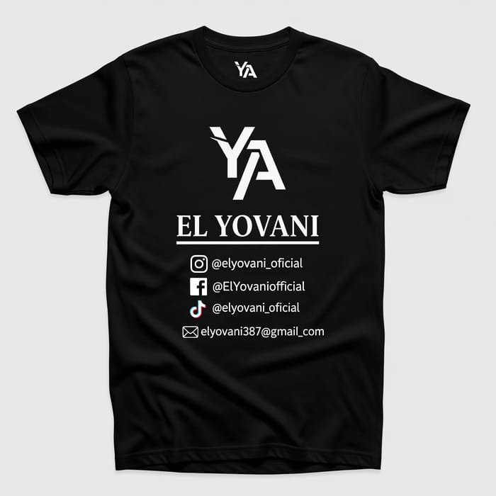 Custom Black Shirt Design - EL YOVANI Custom Black Shirt Design - EL YOVANI