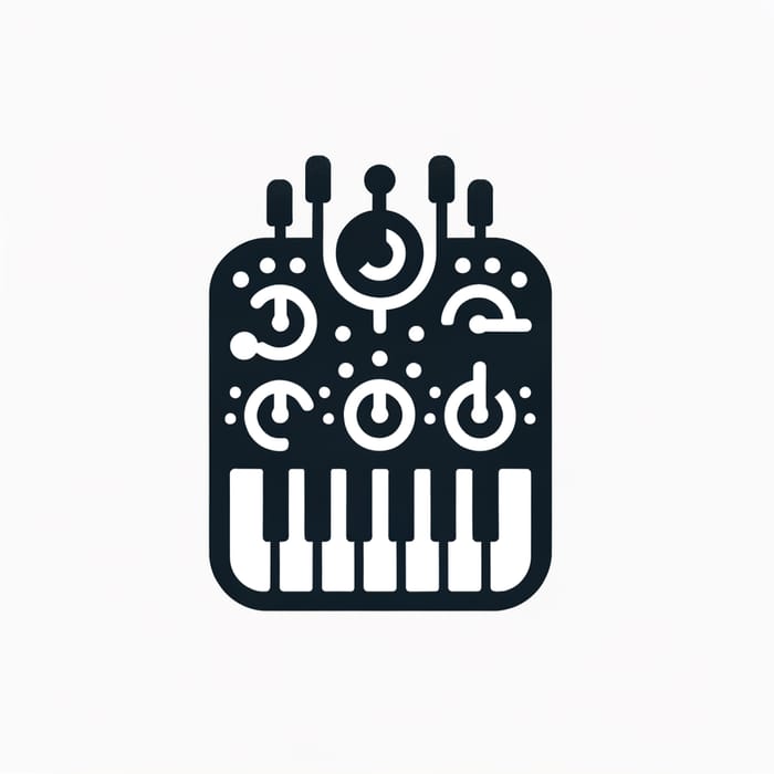 Instrument and Control Logo | White Background Design