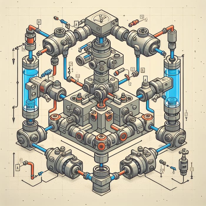Hydraulic Circuit Design: A+B+C+A-B-C Instructions & Operation