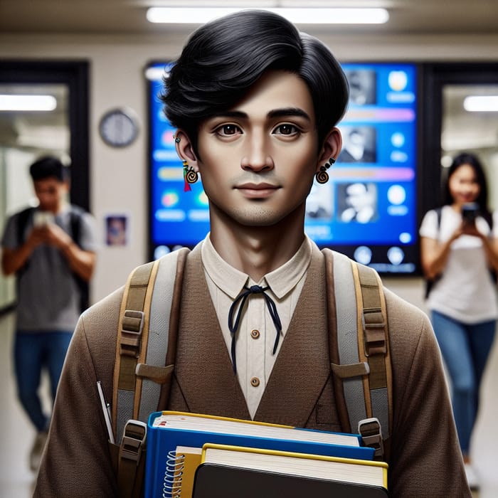 Modern Filipino School Boy Inspired by Dr. Jose Rizal