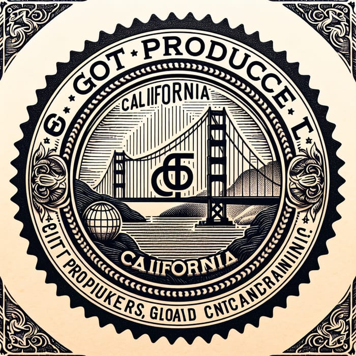 Intricately Designed Company Stamp for California Benefit Corporation