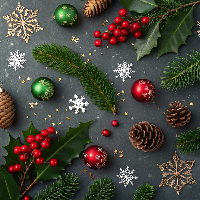 Festive Christmas Banner Design Background