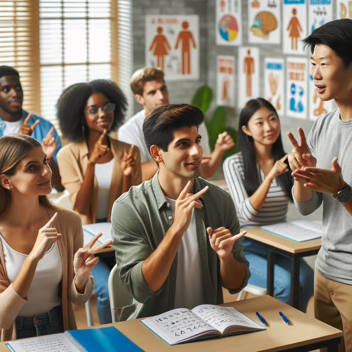 Diverse Sign Language Learning in Inclusive Environment