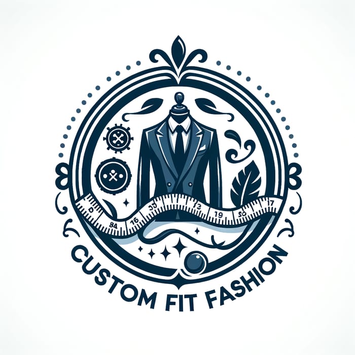 Custom Fit Fashion Logo Design | Elegant & Stylish Elements