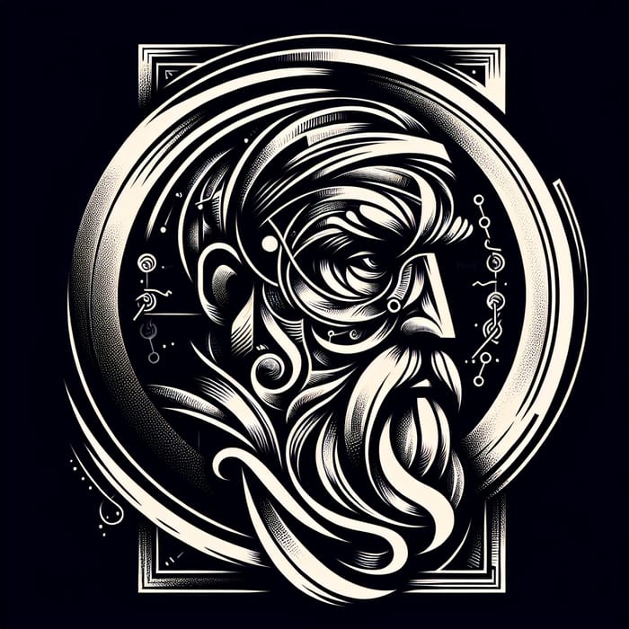 Academic Figure in Artistic Arabic Calligraphy Design Academic Figure in Artistic Arabic Calligraphy Design