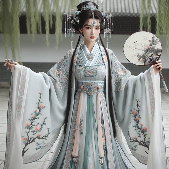 Ancient Chinese Woman in Hanfu | Traditional Fashion Inspired by 中国古装女