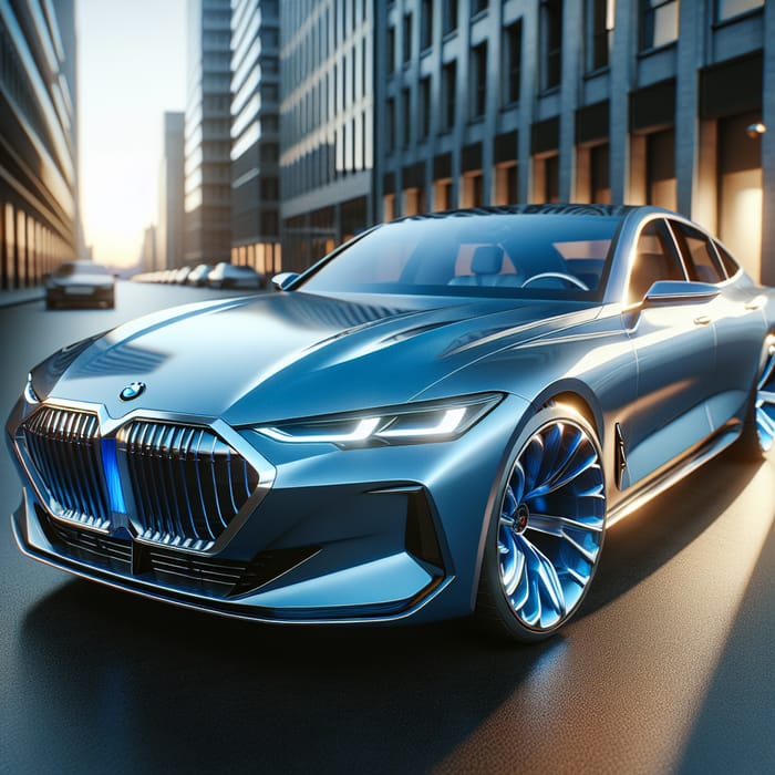 Luxury Blue BMW Design | Innovative Style & Function