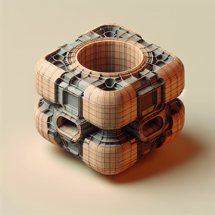 Realistic Form Container Manufactured Through Shaping Process