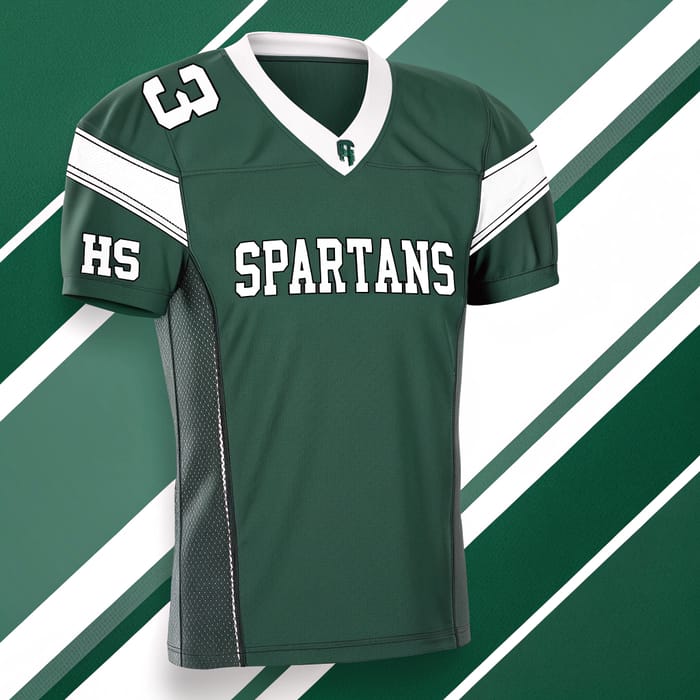 High School Football Jersey Inspired by Spartans