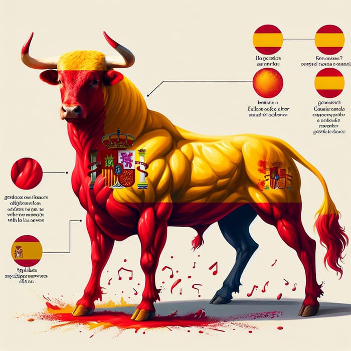 Spanish Flag Creature: Mythical Symbol of Spain - Custom Pokemon Design