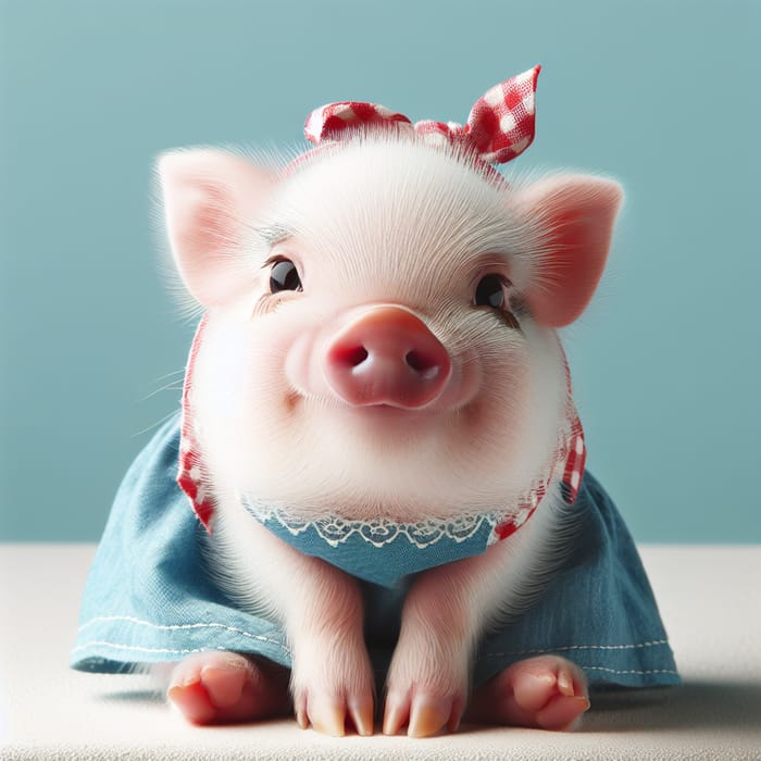 Cute Round Piglet | Website Name