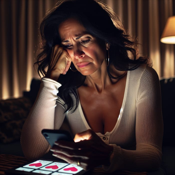 Middle-aged Woman Seeking True Love Finds Disappointment on Dating Apps