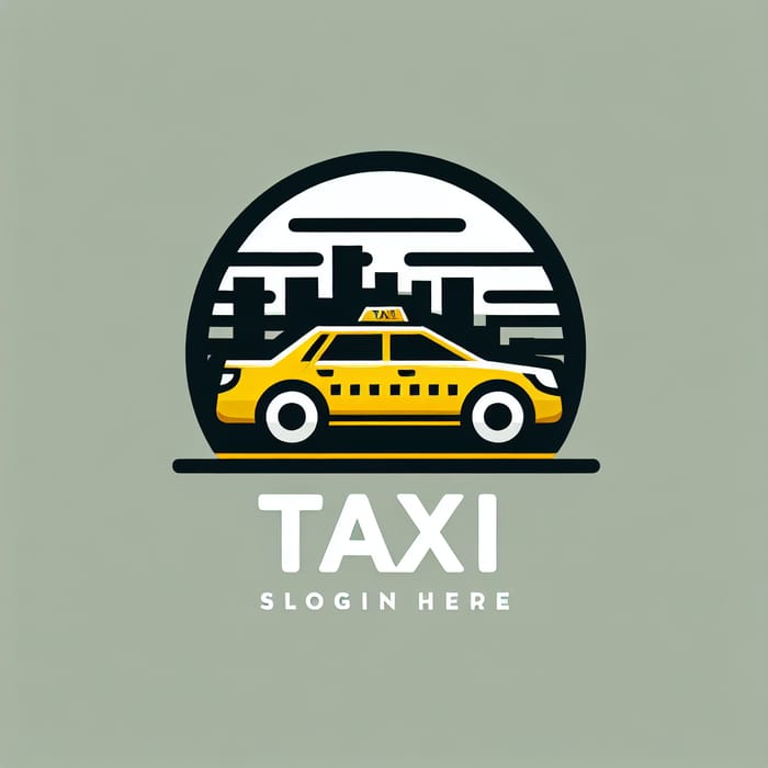 Modern Taxi Car Logo Design