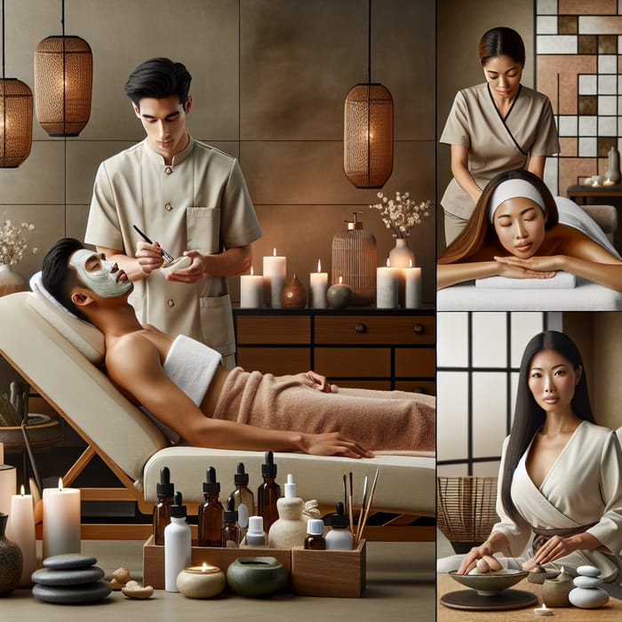 Diverse Spa Environment: Serene Treatments in Elegant Setting