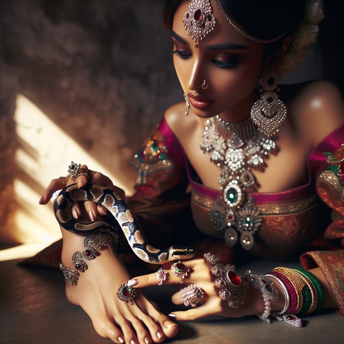 Exquisite Jewelry and Allure in Vintage Photography