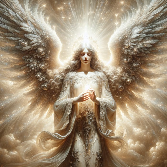 Ethereal Angel - A Vision of Celestial Tranquillity