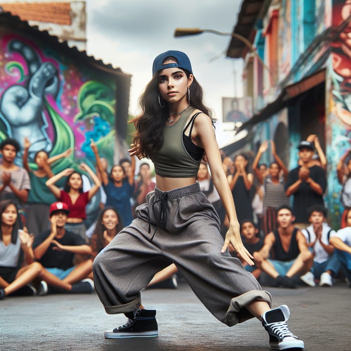 Dynamic Hip-Hop Dance by Bailarina | Urban Street Performance