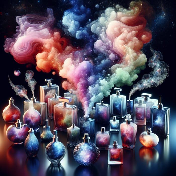 Abstract Perfumery Art: Nebula-like Scents Symphony