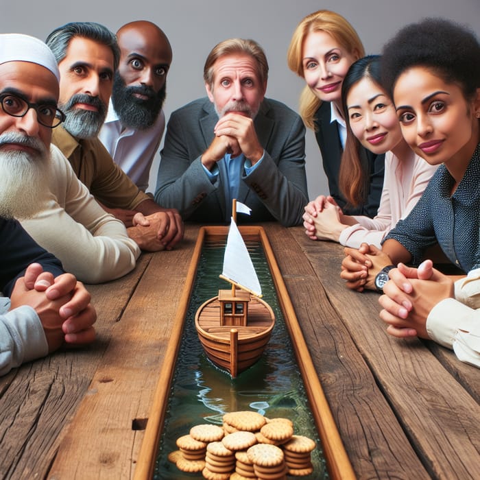 Interactive Gathering with Diverse Adults and Bumboat