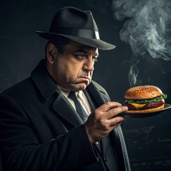 Mafia Boss with a Hamburger: The Ultimate Icon