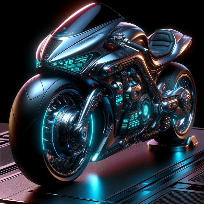 Futuristic Motorcycle - Embodying the Future of Transportation