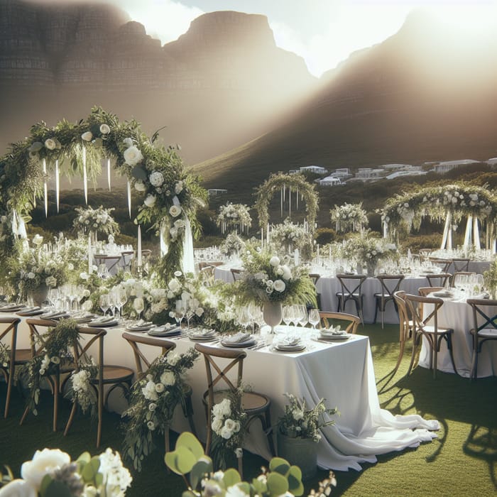 Outdoor Cape Dutch Style Wedding | Rustic Elegance & Natural Beauty