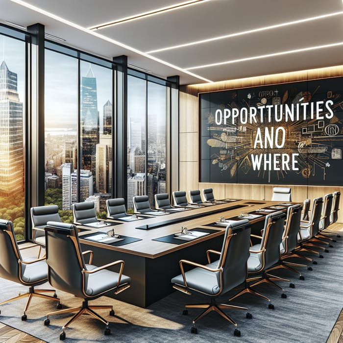 Discover Opportunities in Modern Boardroom Setting