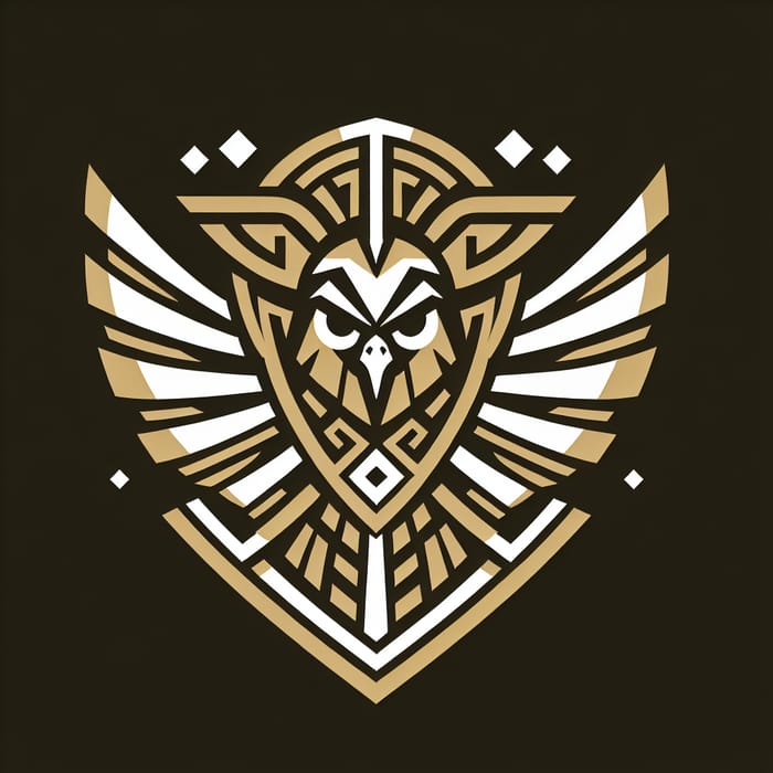 Eagle-Inspired Greek Titan Logo Design