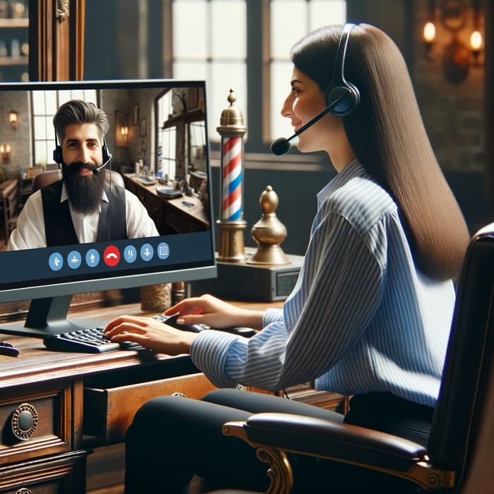 Virtual Barber Support: Expert Assistance via Video Calls