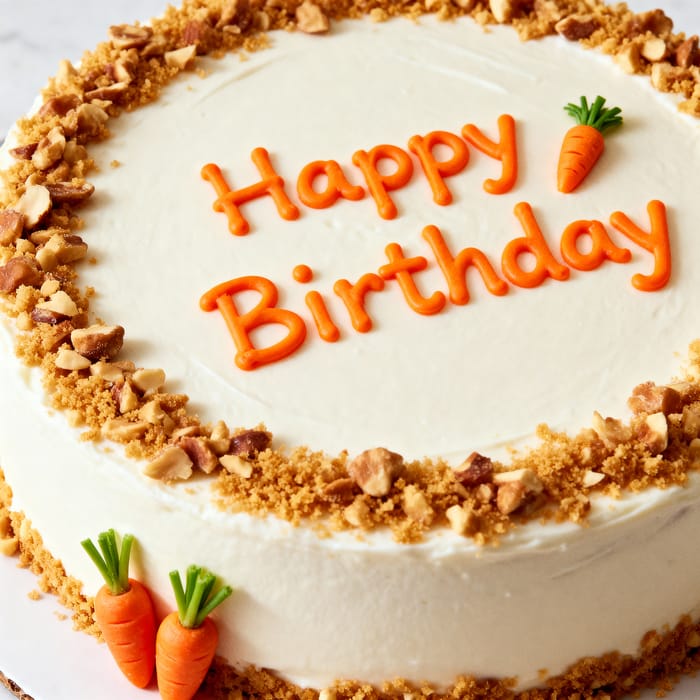 Delicious White Carrot Cake for Birthdays Delicious White Carrot Cake for Birthdays