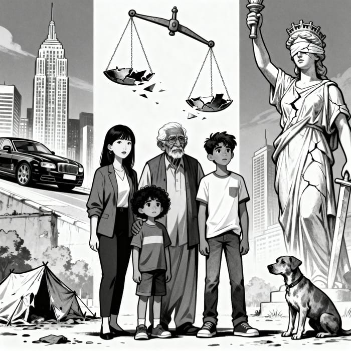 Powerful Cartoon on Social Injustice Powerful Cartoon on Social Injustice