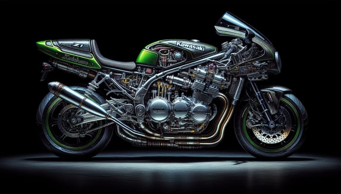 Kawasaki Z1 Motorcycle - Emerge from the Darkness