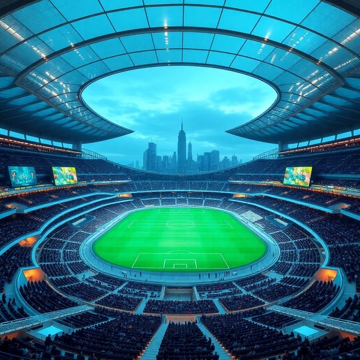 Explore the Futuristic Stadium of Tomorrow