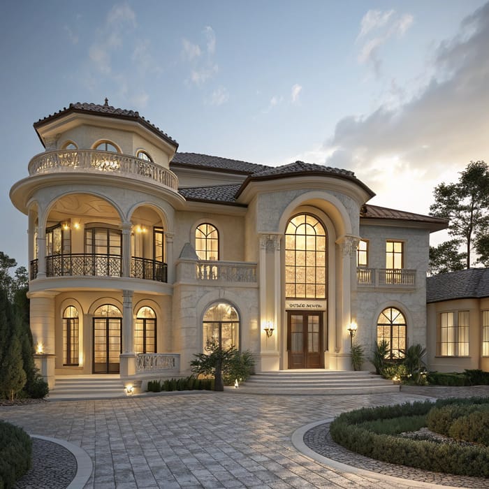 Elegant Medium-Sized Mansion Design