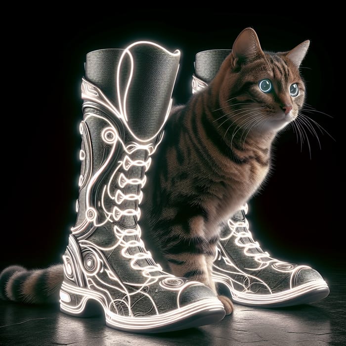 Extraterrestrial Cat Boots: A Cosmic Style