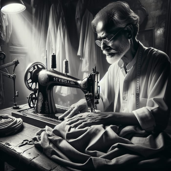 Art of Tailoring: Vintage Black and White Photography