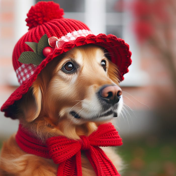 Perro Con Sombrero Color Rojo - Cute Dog Hats